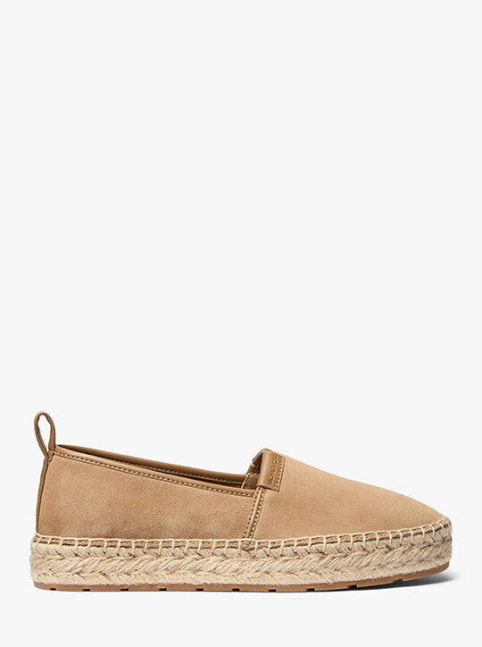 michael kors elias suede slip on espadrille