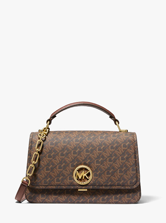michael kors empire signature logo satchel