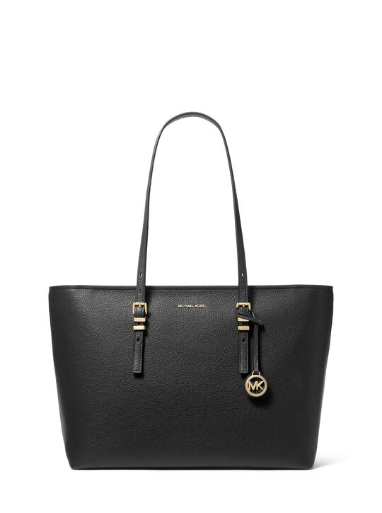 michael kors حقيبة كوين الكبيرة من الجلد المحبب