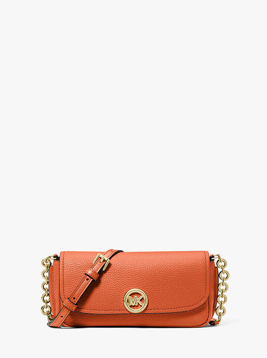 حقيبة كروس نوليتا صغيرة من الجلد المحبب michael kors حقيبة كروس نوليتا صغيرة من الجلد المحبب