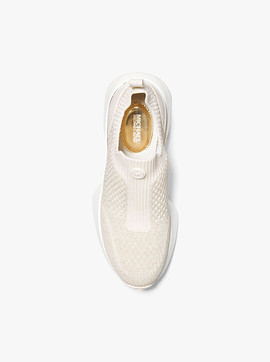 michael kors ari stretch knit slip on sneaker