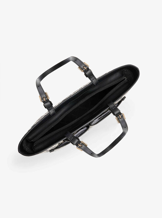 michael kors حقيبة حمل متوسطة الحجم بطباعة حيوانية