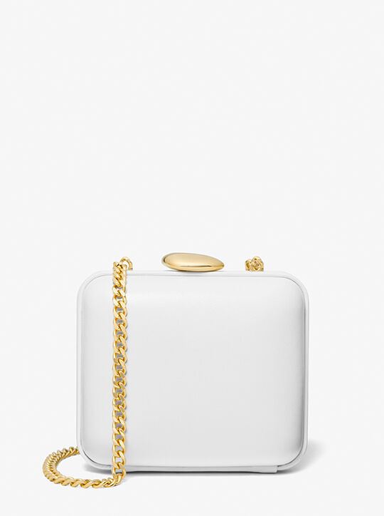 Tina Mini Leather Minaudière michael kors tina mini leather minaudie re