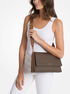michael kors nessa large signature logo crossbody bag