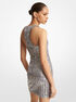 Sequined Stretch Tulle Racerback Tank Dress michael kors sequined stretch tulle racerback tank dress
