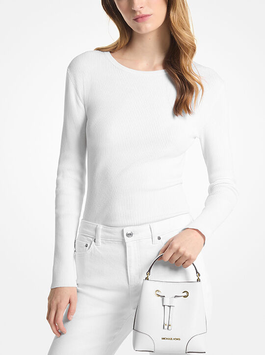 Mercer Small Pebbled Leather Bucket Bag michael kors mercer small pebbled leather bucket bag