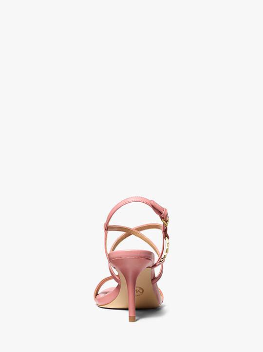 Veronica Leather Sandal michael kors veronica leather sandal