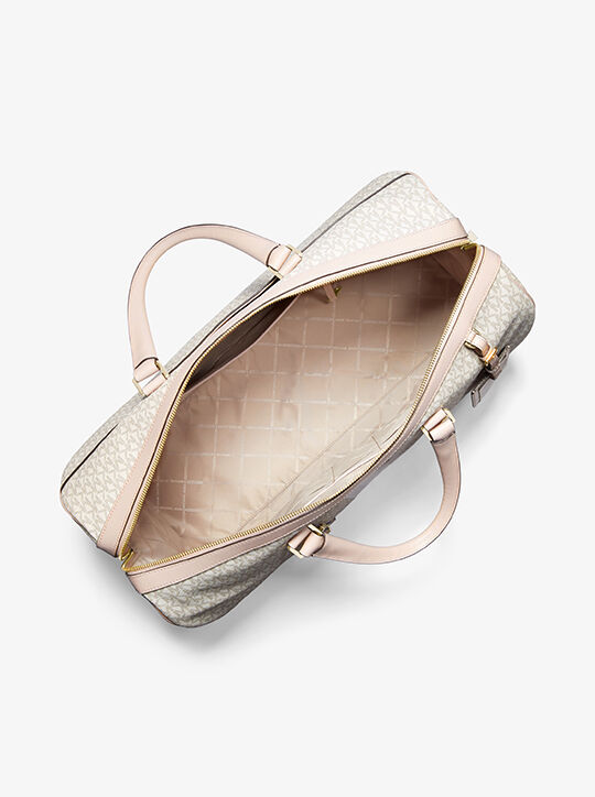 Bedford Travel Extra-Large Logo Stripe Weekender Bag michael kors bedford travel extra large logo stripe weekender bag