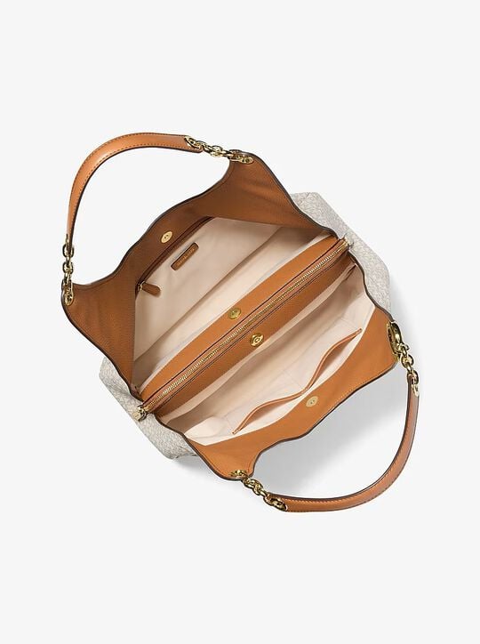 Ellie Large Signature Logo Shoulder Bag michael kors ellie large signature logo shoulder bag