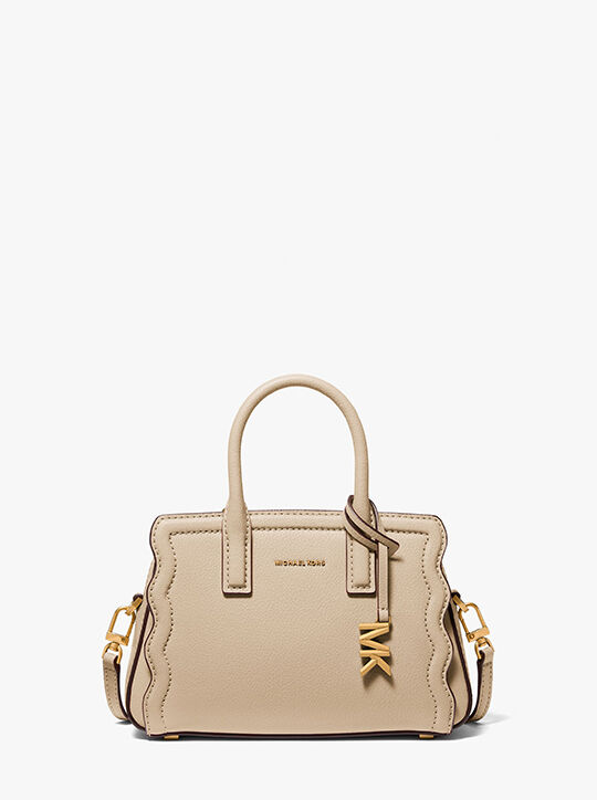 michael kors laila extra small pebbled leather convertible crossbody bag