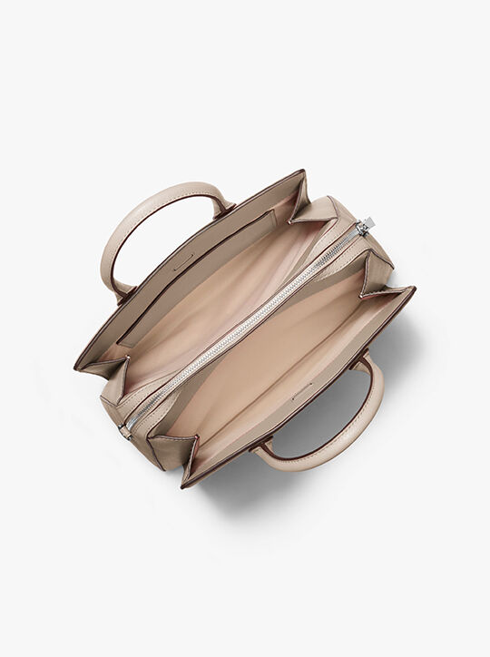 Laila Medium Leather Satchel michael kors laila medium leather satchel