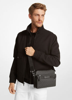 michael kors hudson 2 in 1 logo crossbody bag