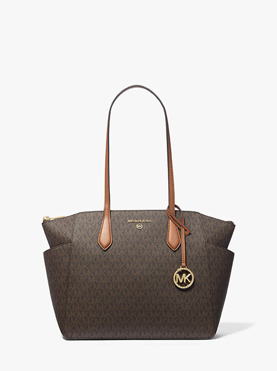Marilyn Medium Logo Tote Bag michael kors marilyn medium logo tote bag