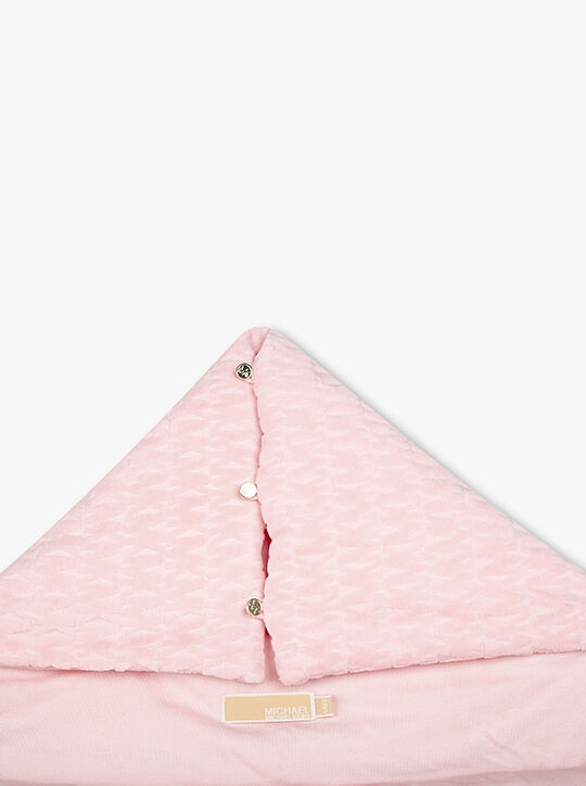 Logo Cotton Blend Baby Sleep Nest michael kors logo cotton blend baby sleep nest