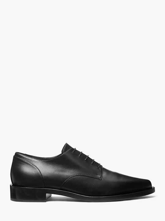 michael kors annette leather oxford