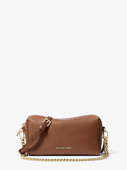 Bryant Small Pebbled Leather Crossbody Bag michael kors bryant small pebbled leather crossbody bag