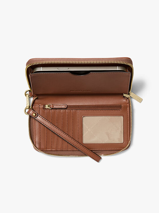 michael kors حقيبة يد كبيرة من جيت سيت ترافيل مخطط للهواتف الذكية