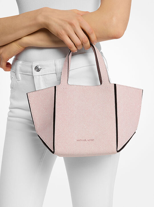 michael kors حقيبة جوردي صغيرة من الجلد بطبعة الدنيم بمناسبة رأس السنة القمرية الجديدة