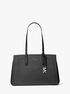 Laila Medium Signature Logo Tote Bag michael kors laila medium signature logo tote bag