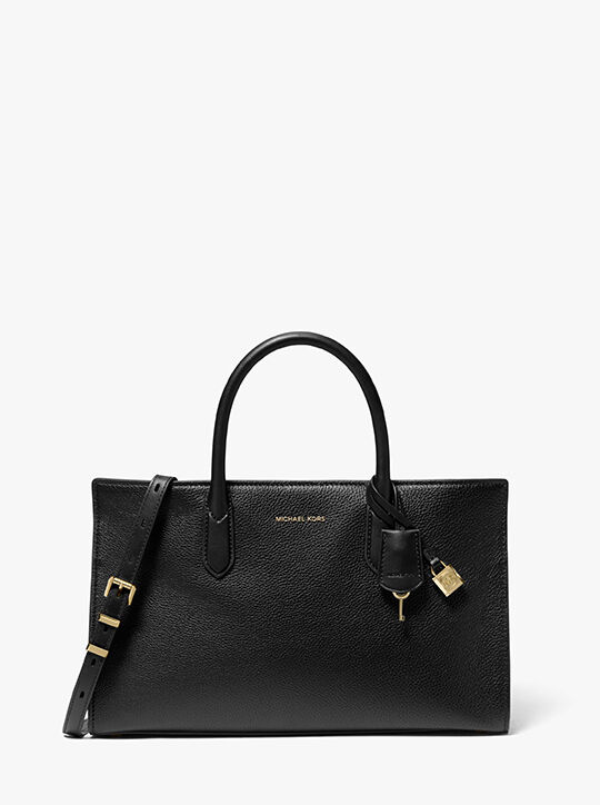 Scarlett Medium Leather Satchel michael kors scarlett medium leather satchel