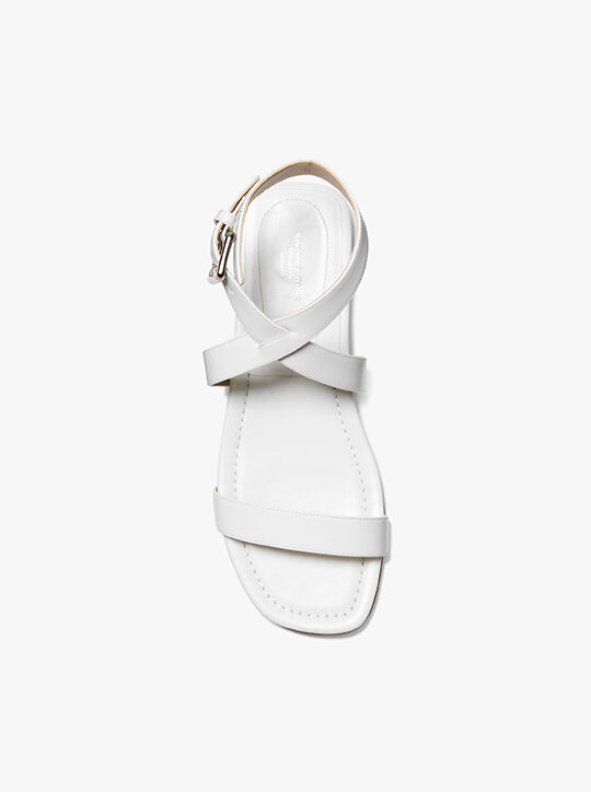 michael kors bridgette leather sandal