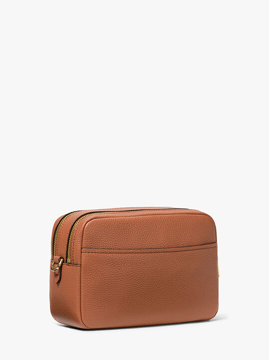 michael kors bryant medium pebbled leather camera crossbody bag