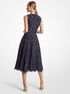 michael kors cotton blend floral lace dance dress