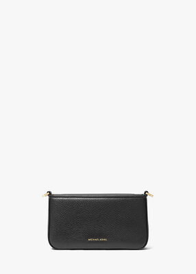 michael kors bryant small pebbled leather convertible pochette