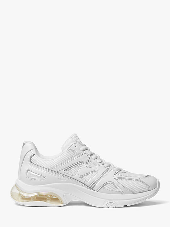 Kit Extreme Mesh and Leather Trainer michael kors kit extreme mesh and leather trainer