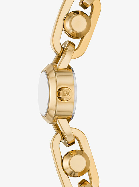 michael kors astor link gold tone bracelet watch