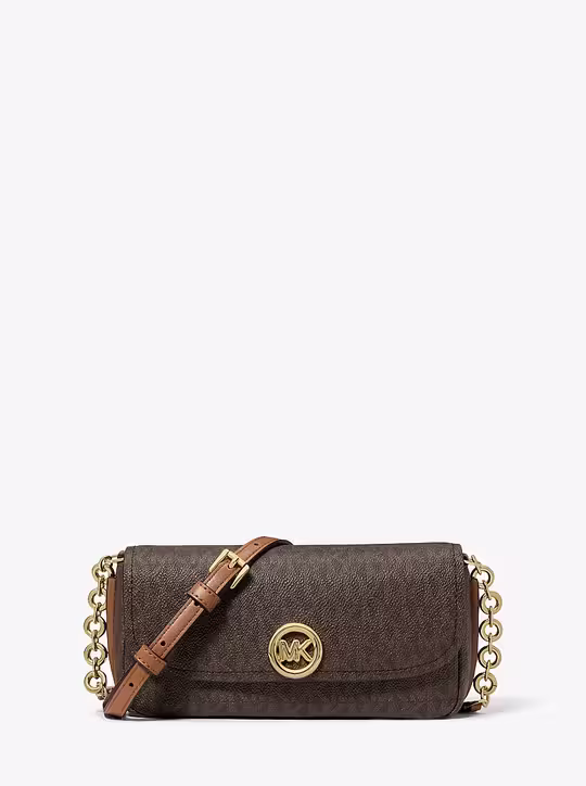 حقيبة كروس نوليتا صغيرة بشعار الماركة michael kors حقيبة كروس نوليتا صغيرة بشعار الماركة