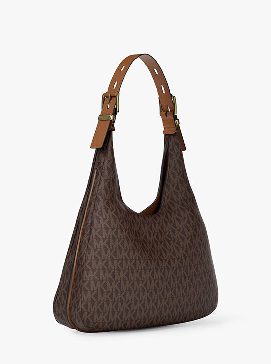 michael kors حقيبة كتف نوليتا كبيرة بشعار الماركة