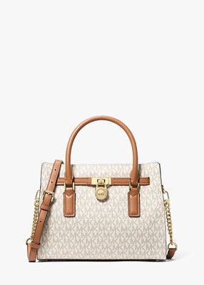 michael kors hamilton moderne small signature logo crossbody bag