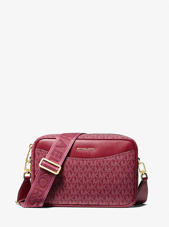 Bev Large Signature Logo Crossbody Bag michael kors bev large signature logo crossbody bag