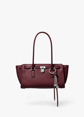 michael kors hamilton moderne small leather satchel