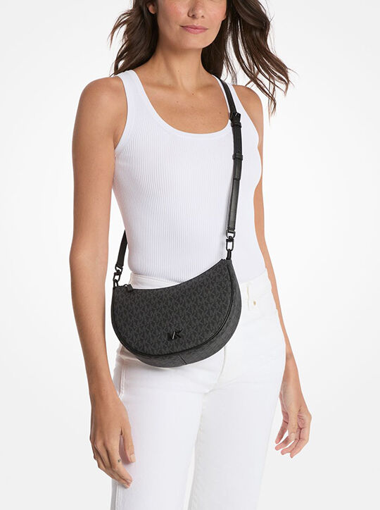 michael kors kyla small signature logo convertible pochette