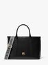 michael kors luisa medium pebbled leather tote bag