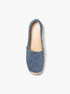 Lynn Logo Embossed Denim Platform Espadrille michael kors lynn logo embossed denim platform espadrille