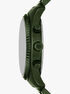 Oversized Lexington Green-Tone Watch michael kors oversized lexington green tone watch