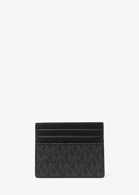 michael kors greyson logo tall card case