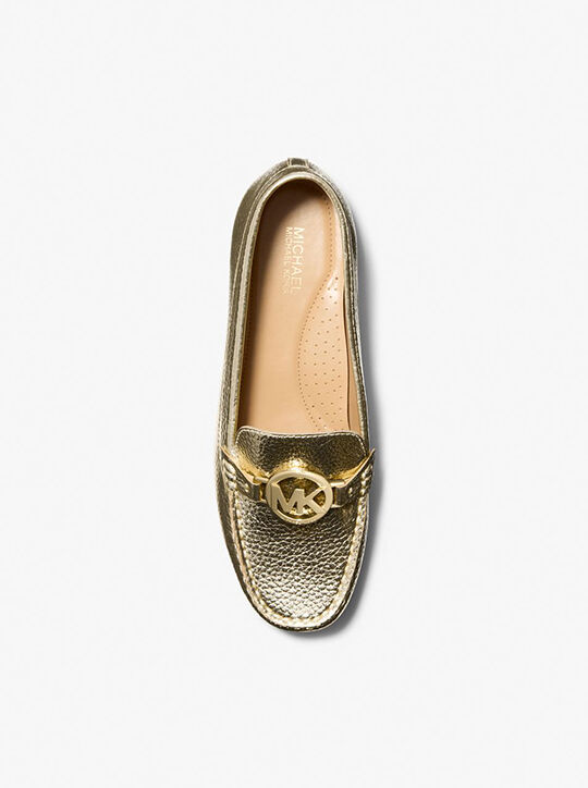 Fulton Metallic Moccasin michael kors fulton metallic moccasin