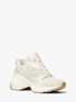 Zuma Leather and Nylon Trainer michael kors zuma leather and nylon trainer