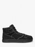 Barett Embellished Scuba High-Top Sneaker michael kors barett embellished scuba high top sneaker