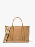 michael kors luisa medium pebbled leather tote bag