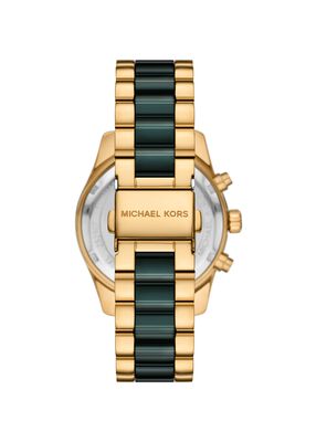 michael kors lexington pav  gold tone and ceramic watch