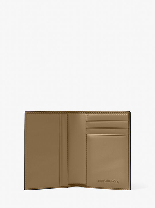 michael kors hudson signature logo folio card case