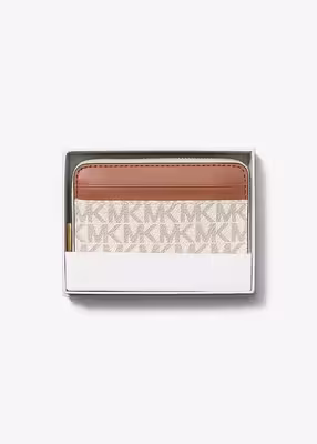michael kors حافظة بطاقات جيت سيت صغيرة بسحاب
