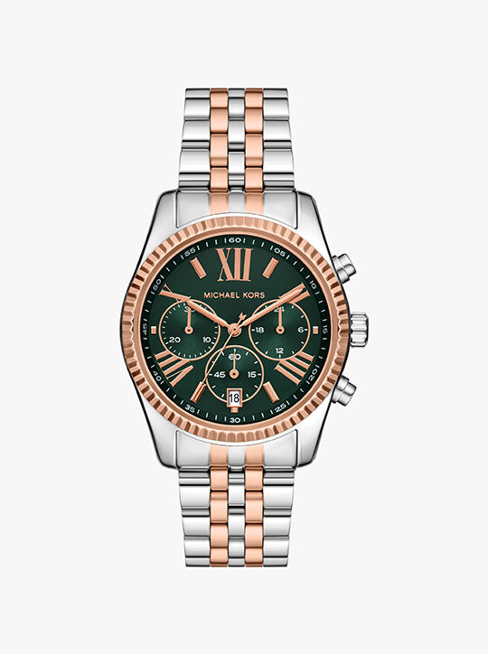 Lexington Two-Tone Watch michael kors lexington two tone watch