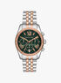 Lexington Two-Tone Watch michael kors lexington two tone watch