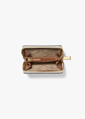 michael kors حافظة بطاقات جيت سيت صغيرة بسحاب